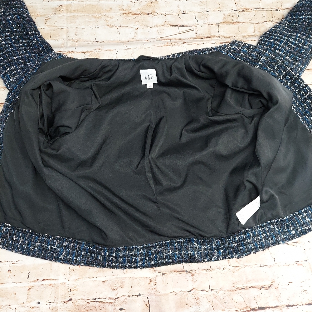 Gap Icon Tweed Button Down Jacket - image 7